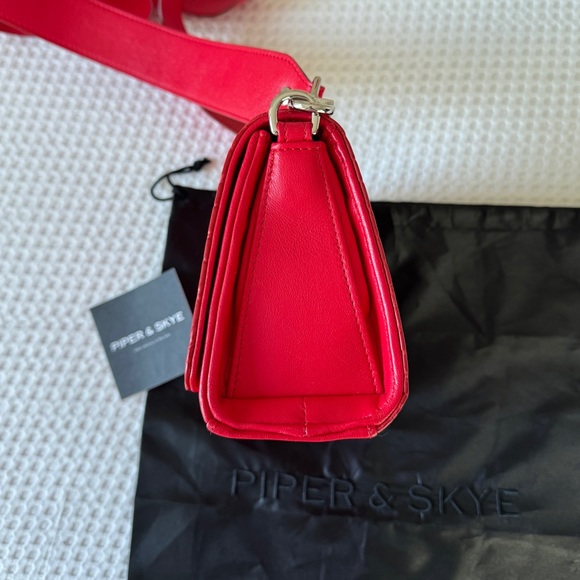 Piper and Skye red leather crossbody bag - Picture 7 of 11